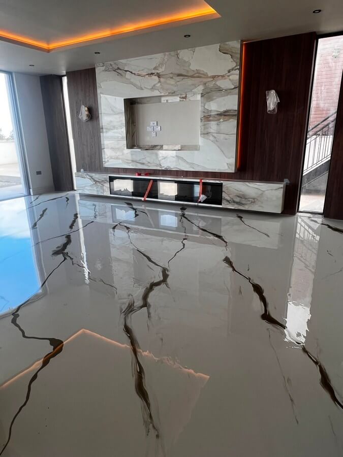 Living room floor