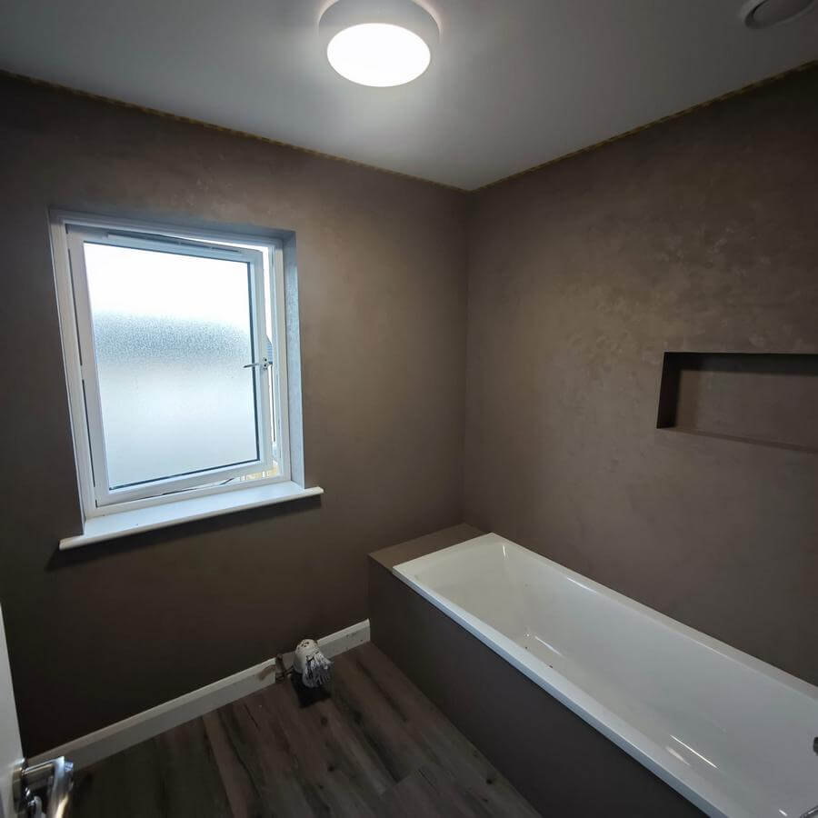 Bathroom walls