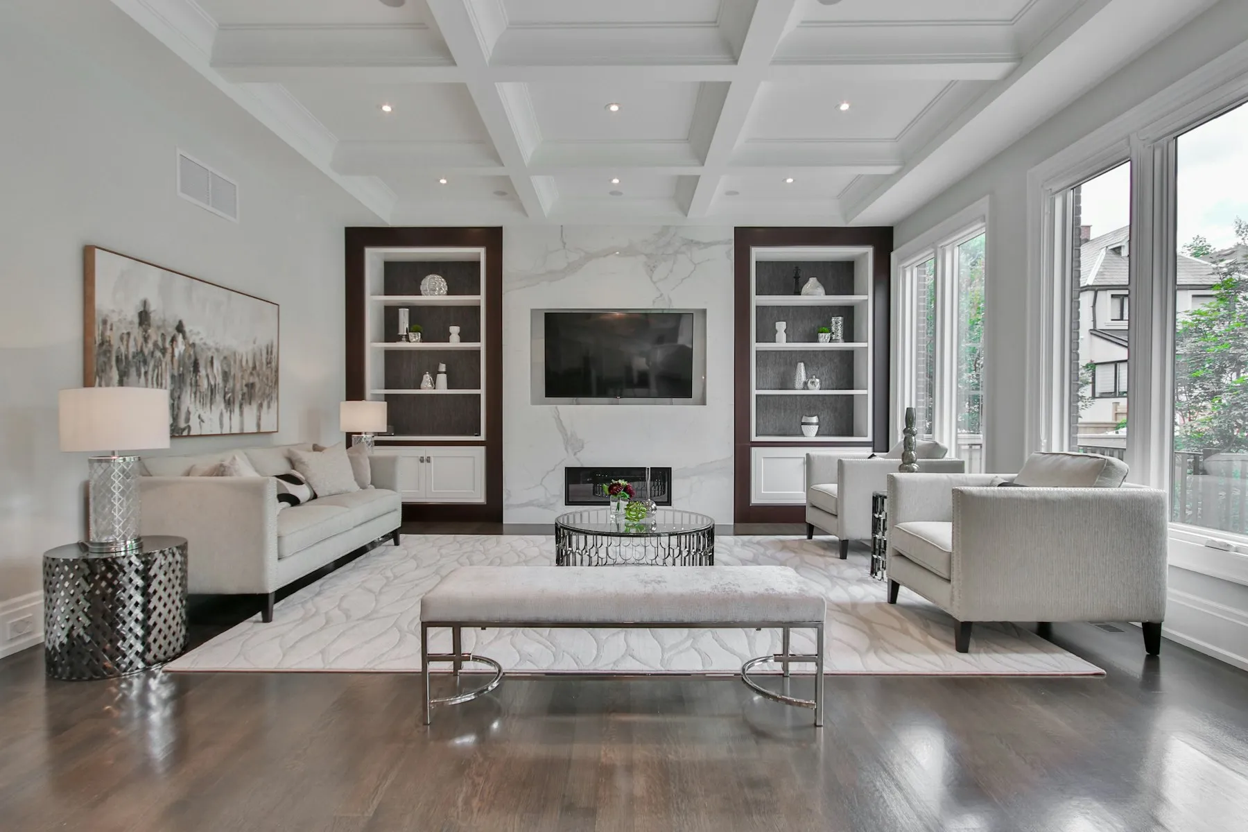 Residential epoxy floor